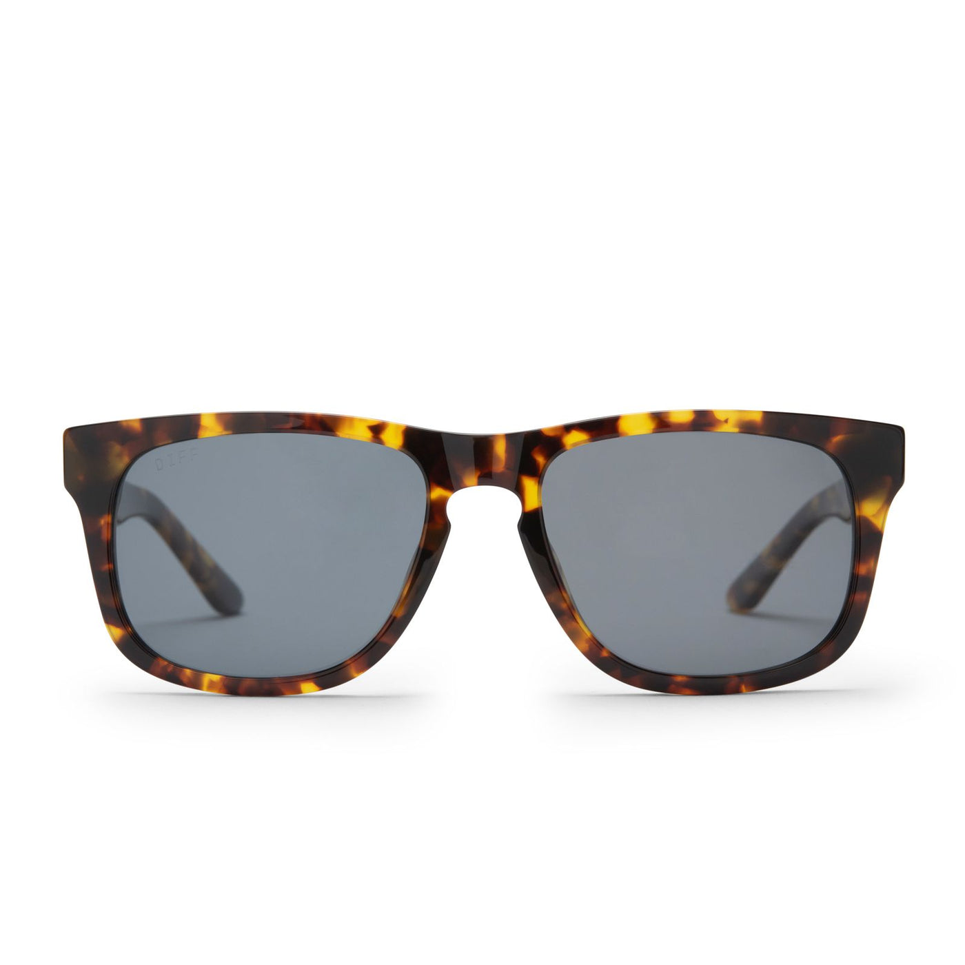 Riley - Amber Tortoise + Grey Polarized Sunglasses