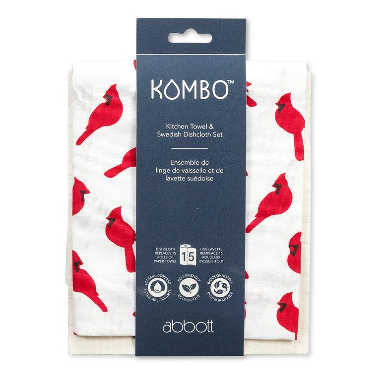Abbott | Cardinals Dishcloth & Kitchen Towel Set