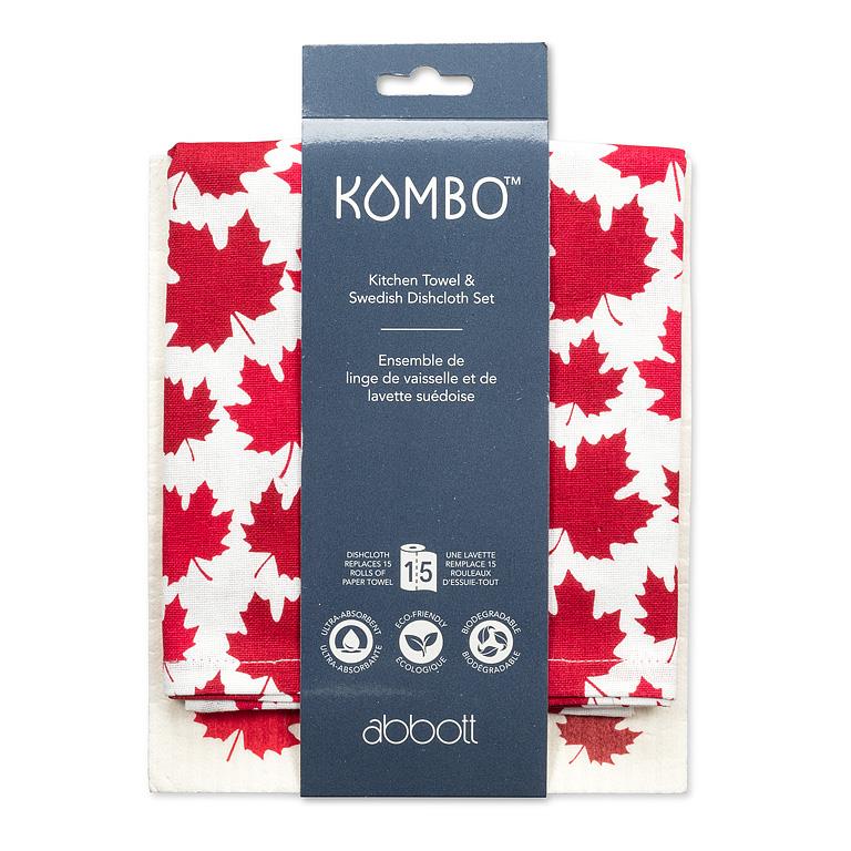Abbott | Maple Leaf Dishcloth & Kitchen Towel Set