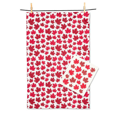 Abbott | Maple Leaf Dishcloth & Kitchen Towel Set