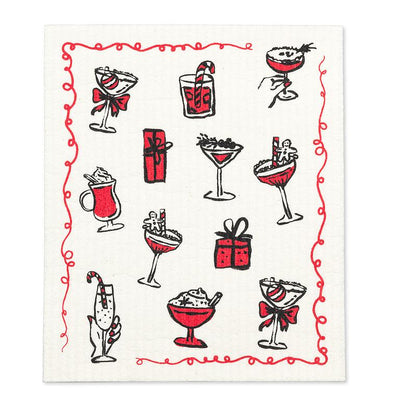 Abbott | Cocktails Dishcloth & Kitchen Towel Set