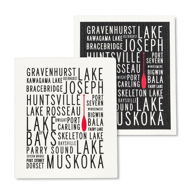 Abbott | Muskoka Lakes Swedish Dish Cloth - Set of 2