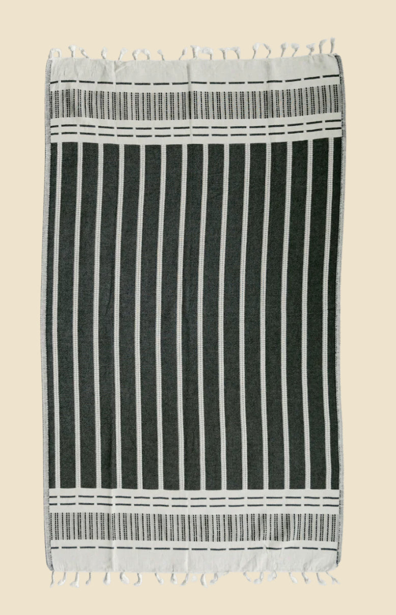 One Stone | Nipi Black Turkish-Towel