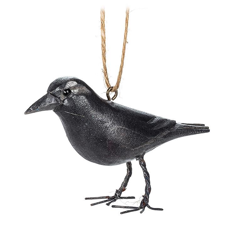 Abbott | Crow Carved Ornament
