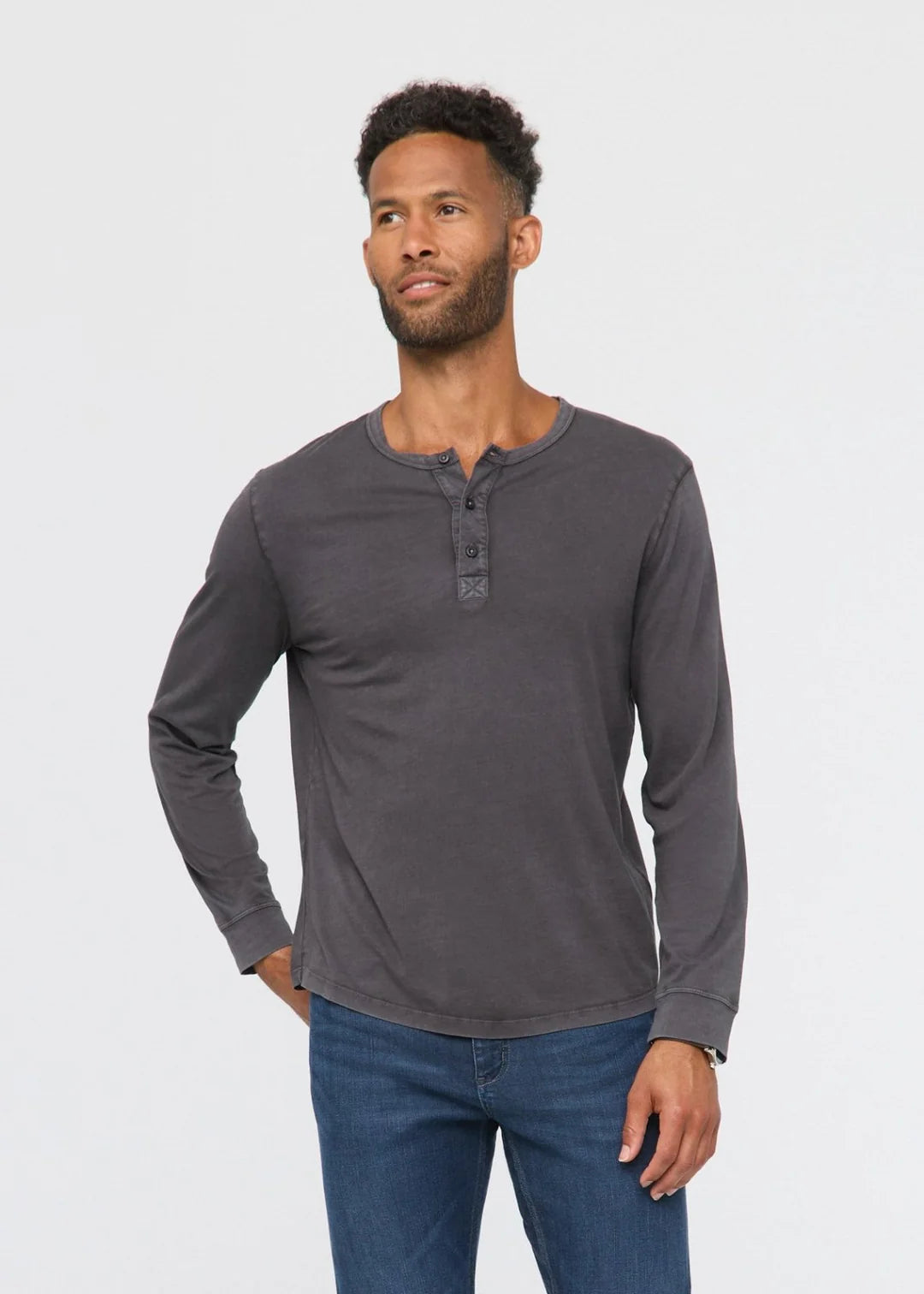 DU/ER Men’s PurePima Vintage Henley