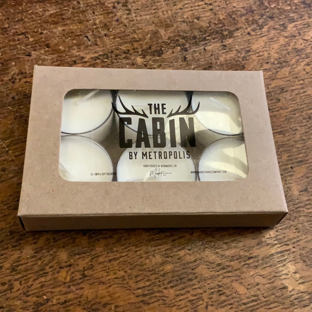 The Cabin Tealights - Market Candle Company