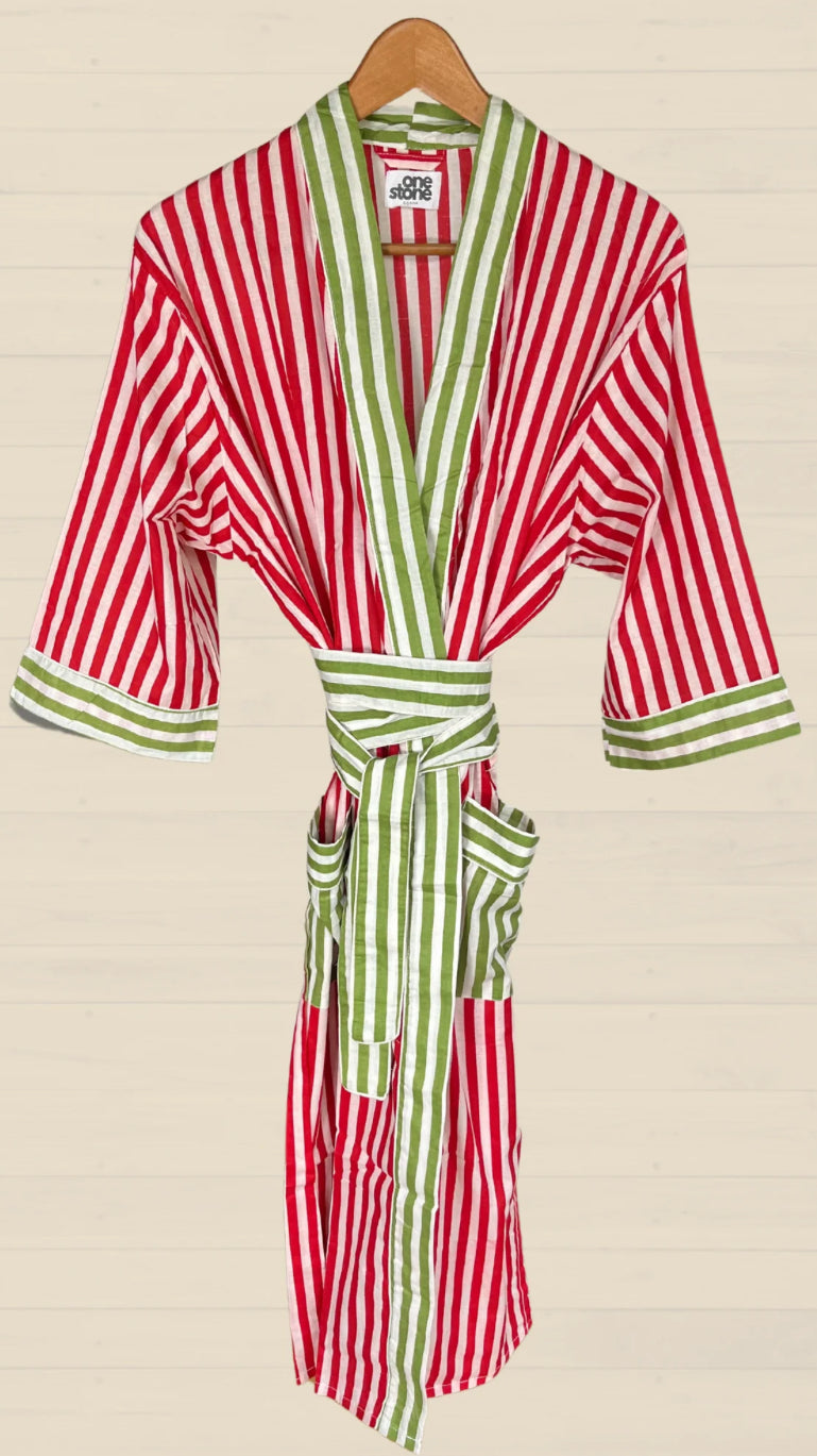 One Stone | Classic Stripe Kaftan Robe