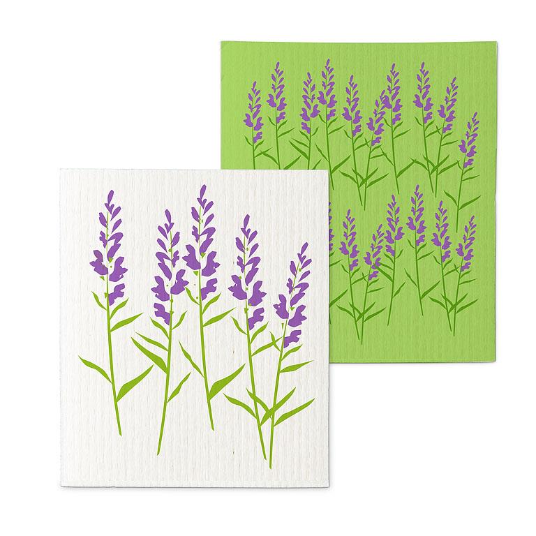 Abbott | Lavender Branches Swedish Dishcloth - Set of 2