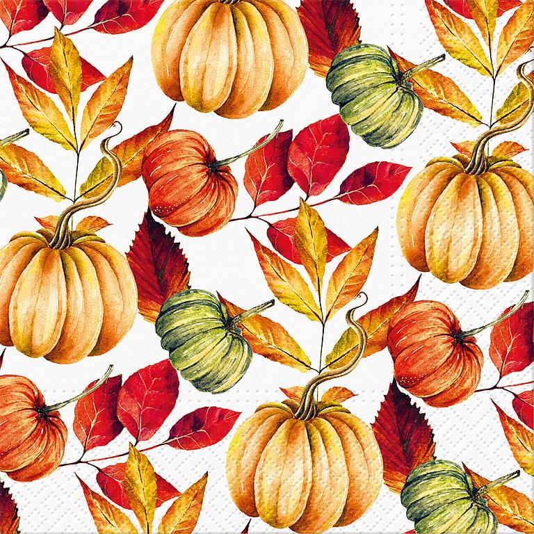 Abbott | Autumn Pumpkin Napkins 20pk