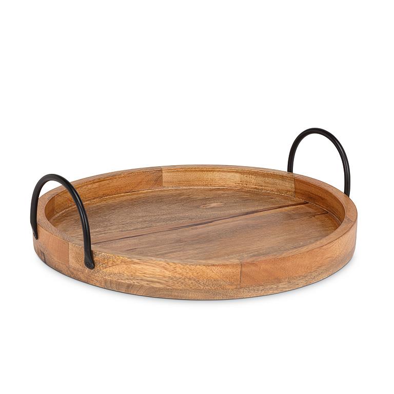 Abbott | Medium Round Tray with Handle