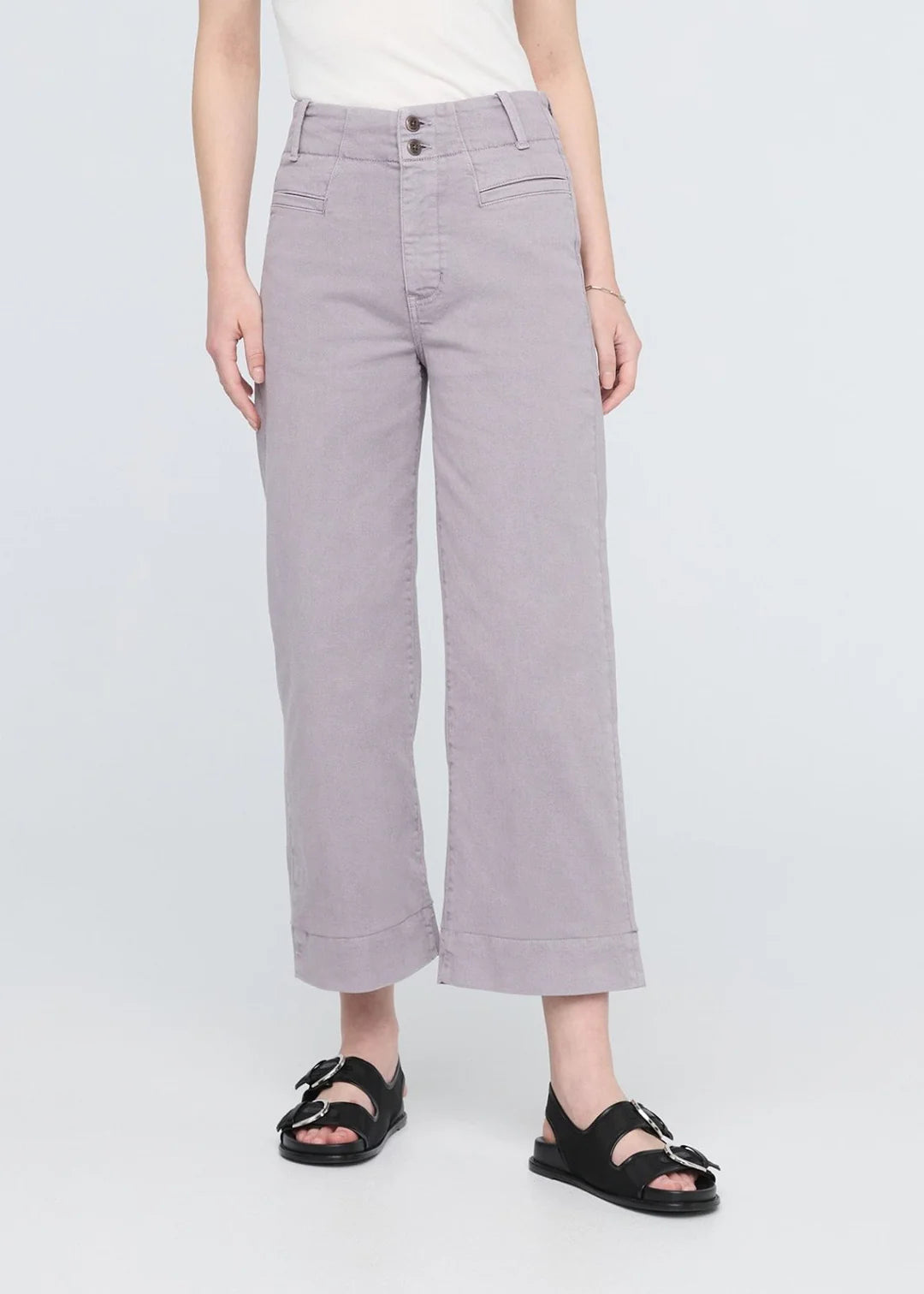DU/ER | LuxTwill High Rise Trouser - Ash