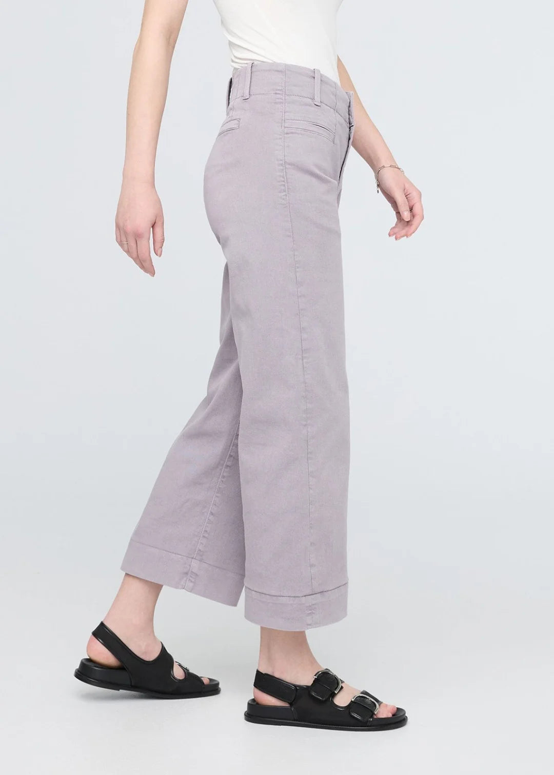 DU/ER | LuxTwill High Rise Trouser - Ash