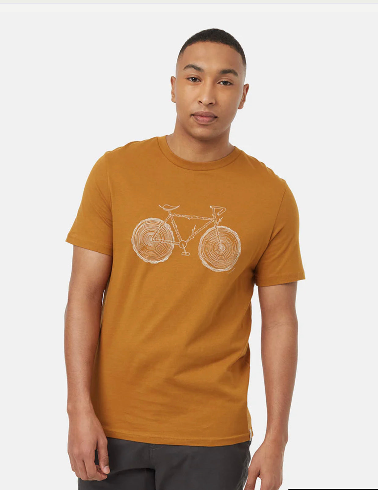 Tentree Elms T-Shirt | Golden Brown