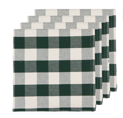 Set of Four Buffalo Check Napkins