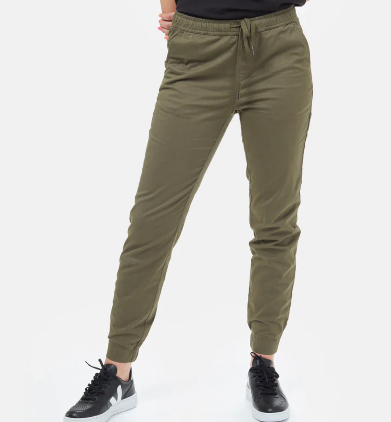 Tentree Pacific Jogger- Olive Night Green