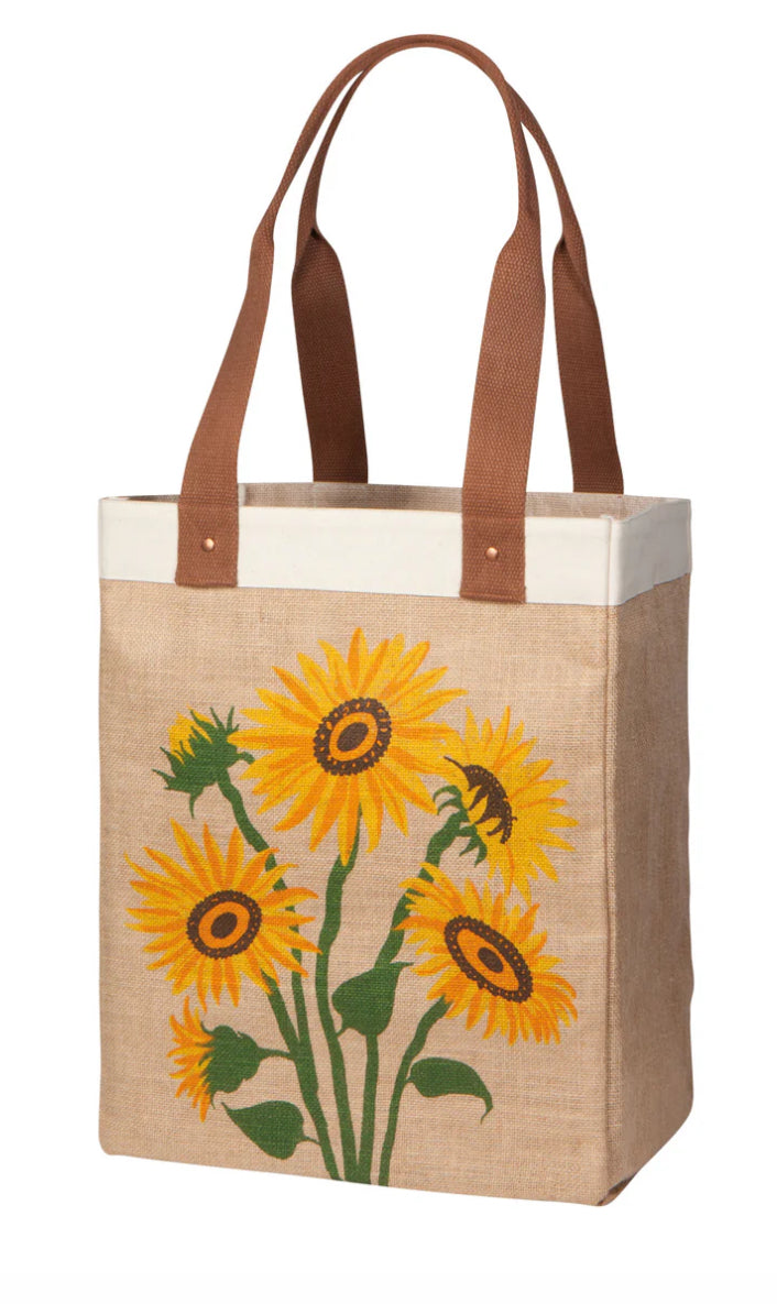 Market Tote Bag|Sunflower Splendor