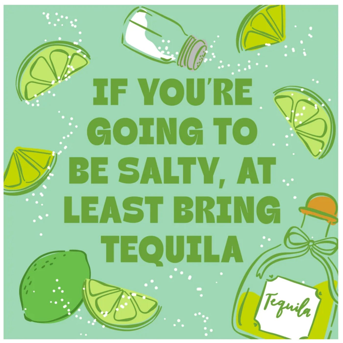 Old Country Design | Quip Cocktail Napkins - Salty