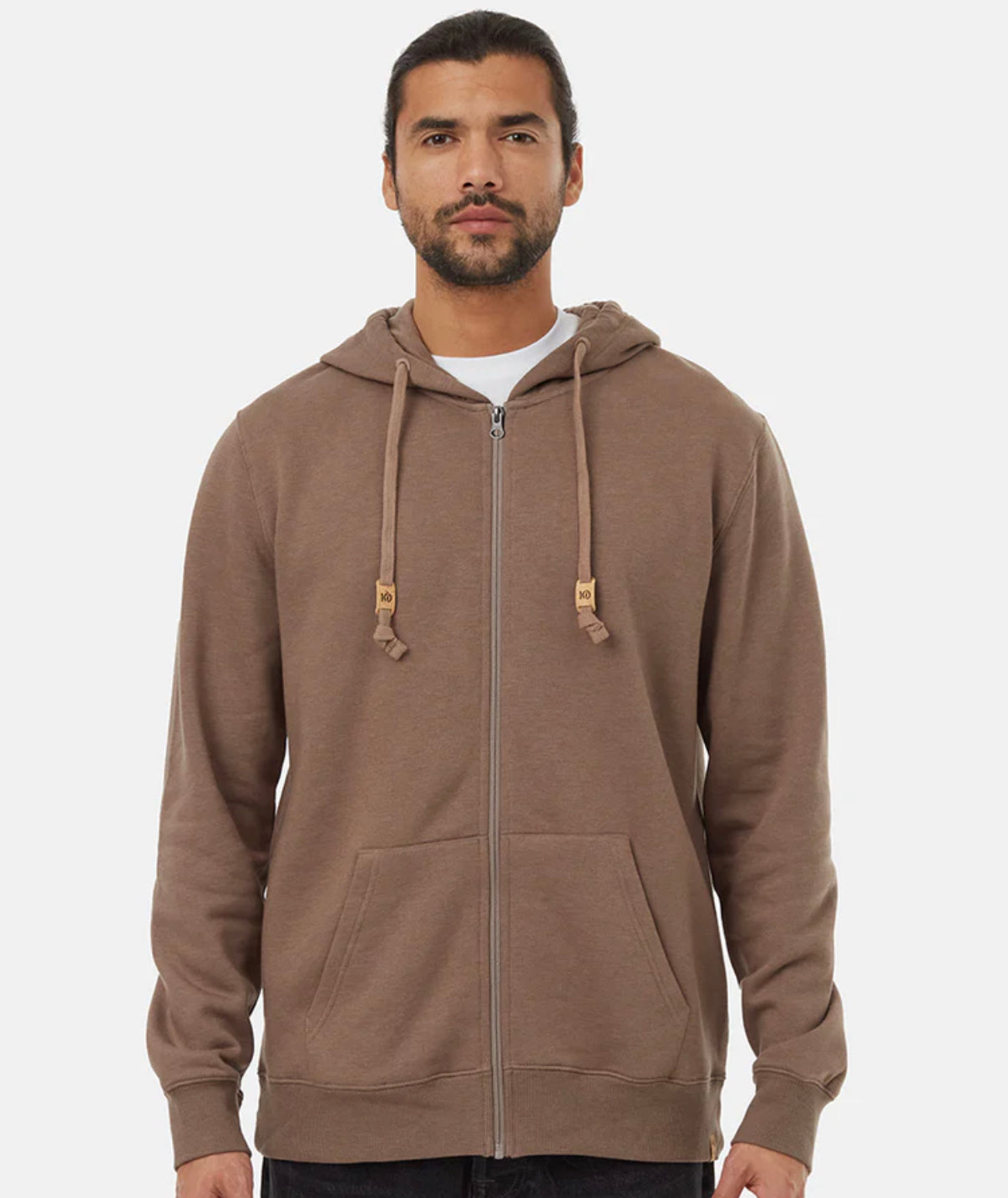 Tentree TreeFleece Zip Hoodie | Fossil