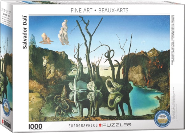 Eurographics | 1000 pcs - Swans Reflecting Elephants - Salvador Dali