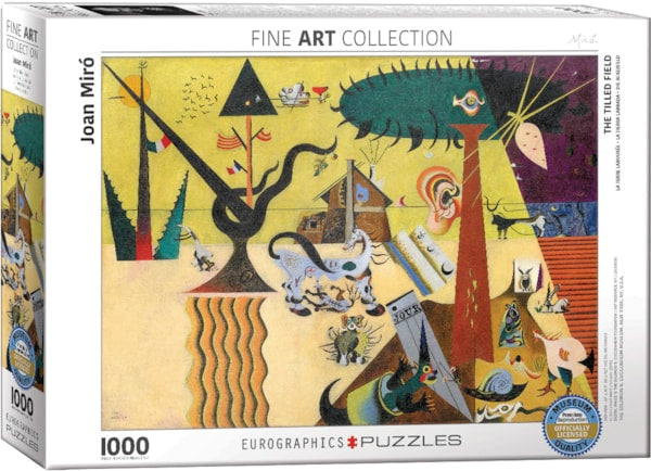 Eurographics | 1000 pcs - Joan Miro - The Tilled Field