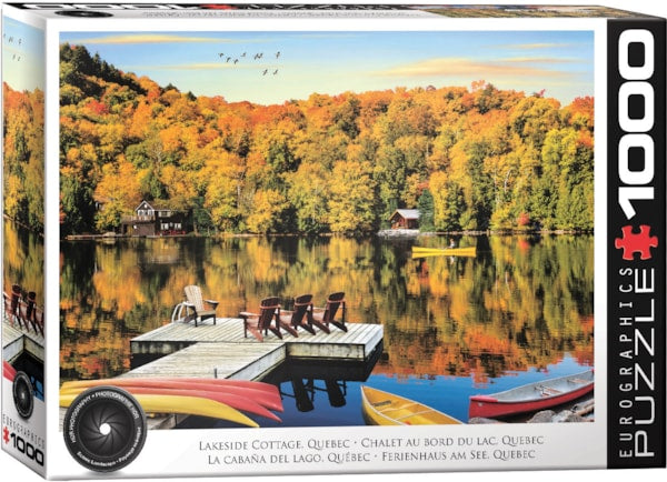 Eurographics | 1000 pcs - Lakeside Cottage, Quebec