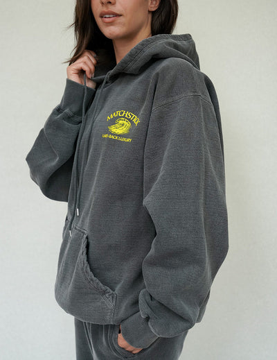 Matchstick Co. | Wave Hoodie - Vintage Black