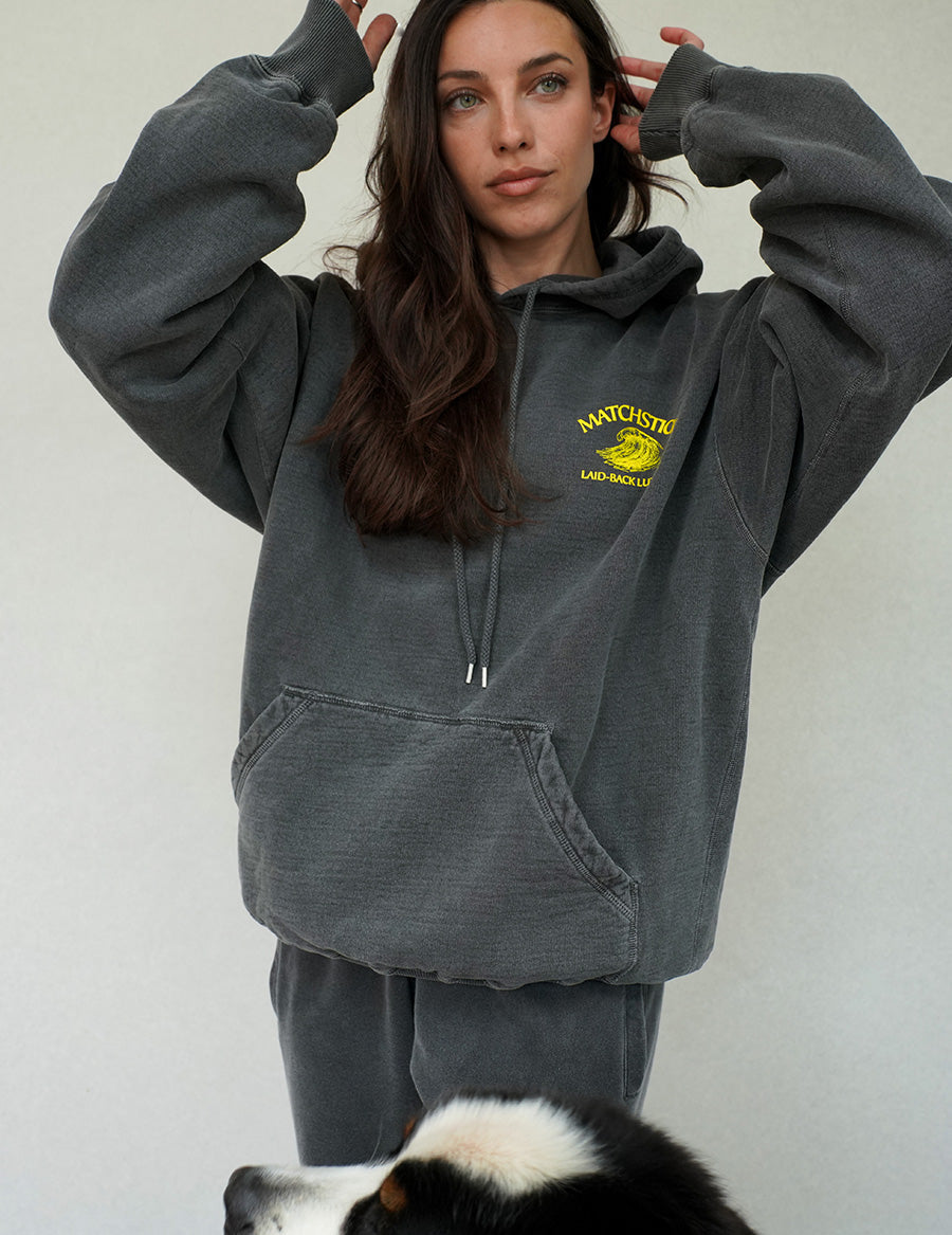 Matchstick Co. | Wave Hoodie - Vintage Black