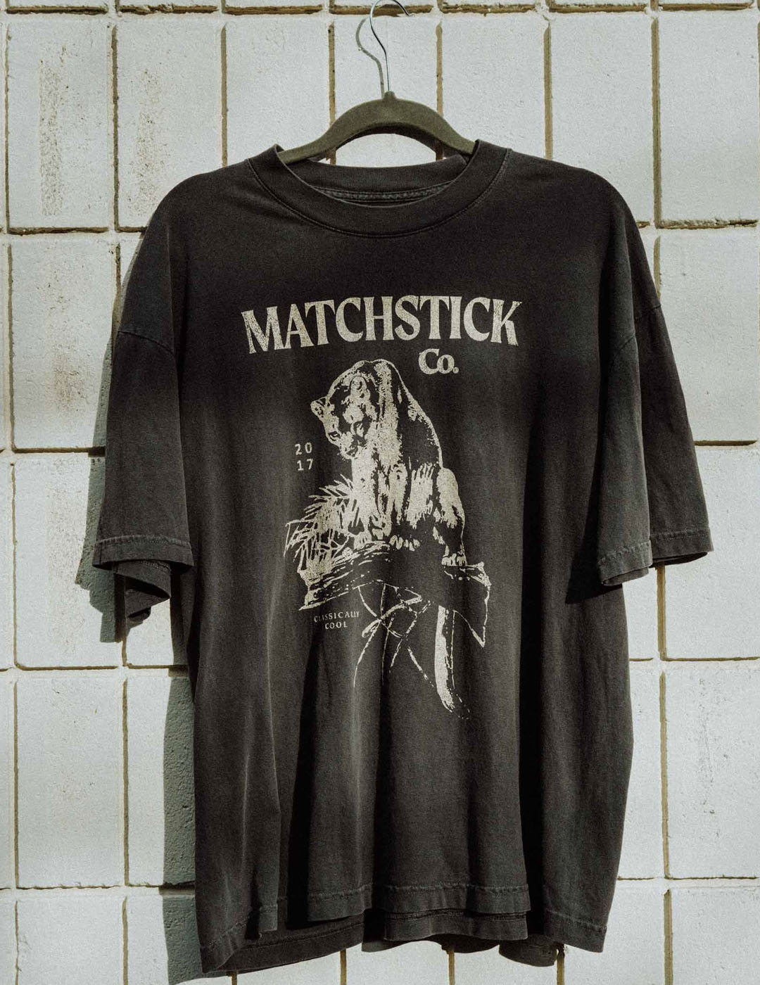Matchstick Co. | Cougar Tee - Vintage Black