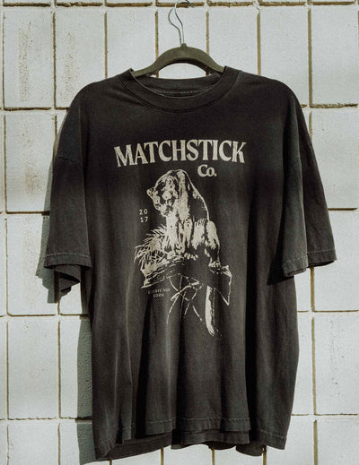 Matchstick Co. | Cougar Tee - Vintage Black