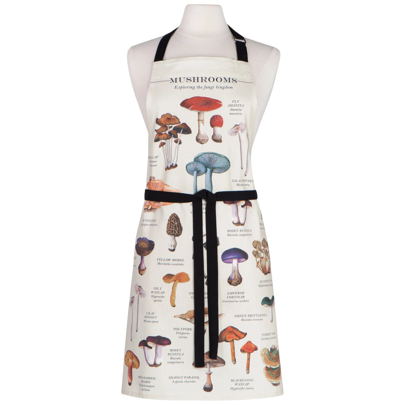 Danica | Vintage Mushrooms Print Apron