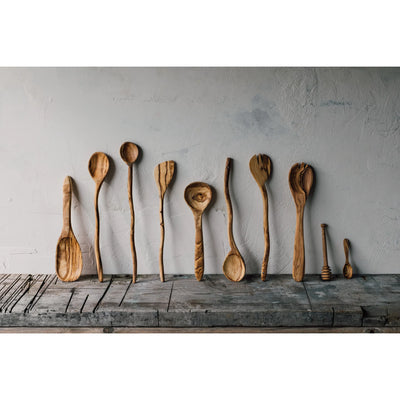 Danica | Olive Wood Wavy Rounded Spoon