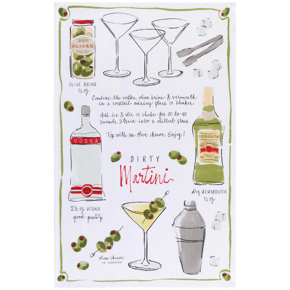 Danica | Martini Dishtowel