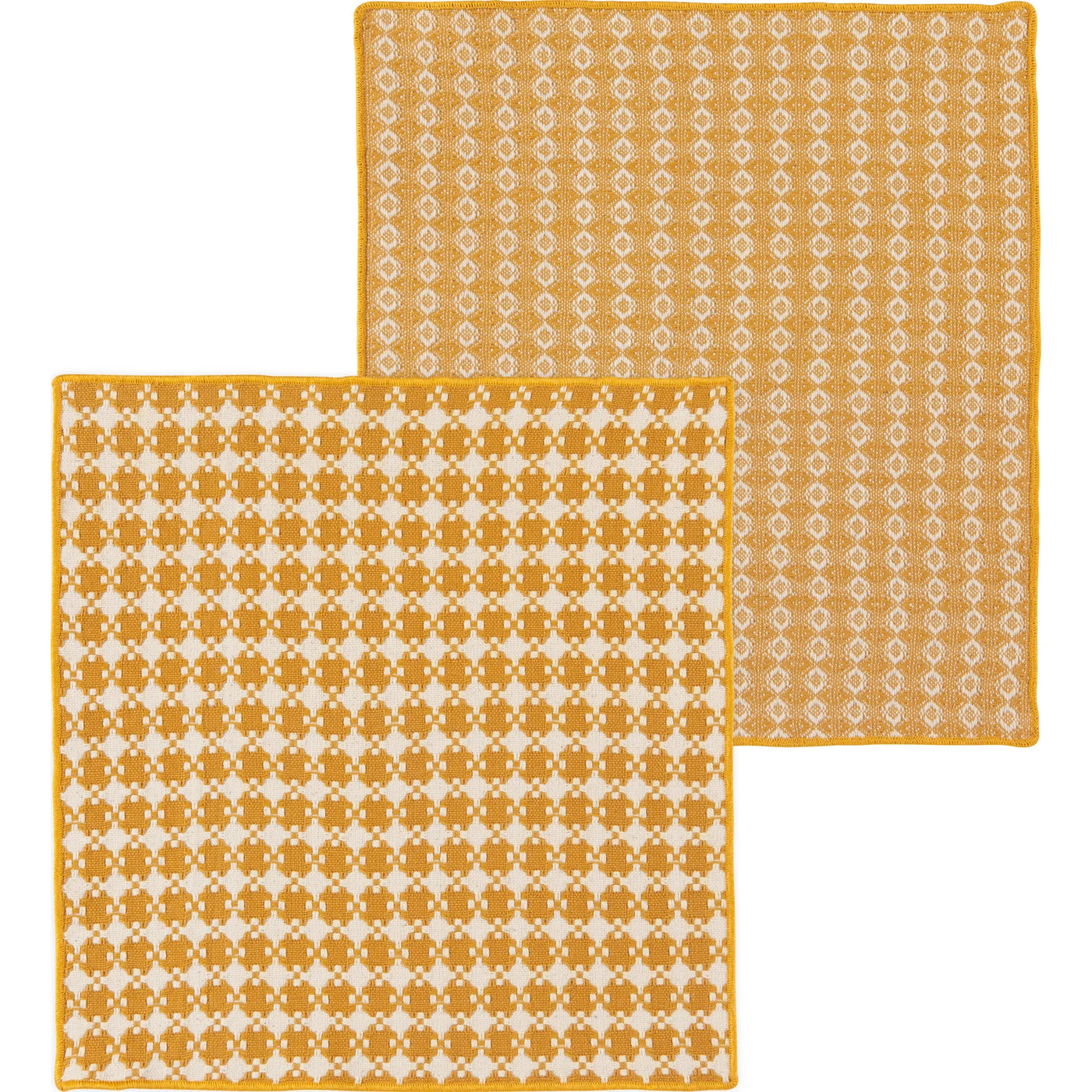 Danica | Ochre Assorted Woven Dishcloths Set of 2
