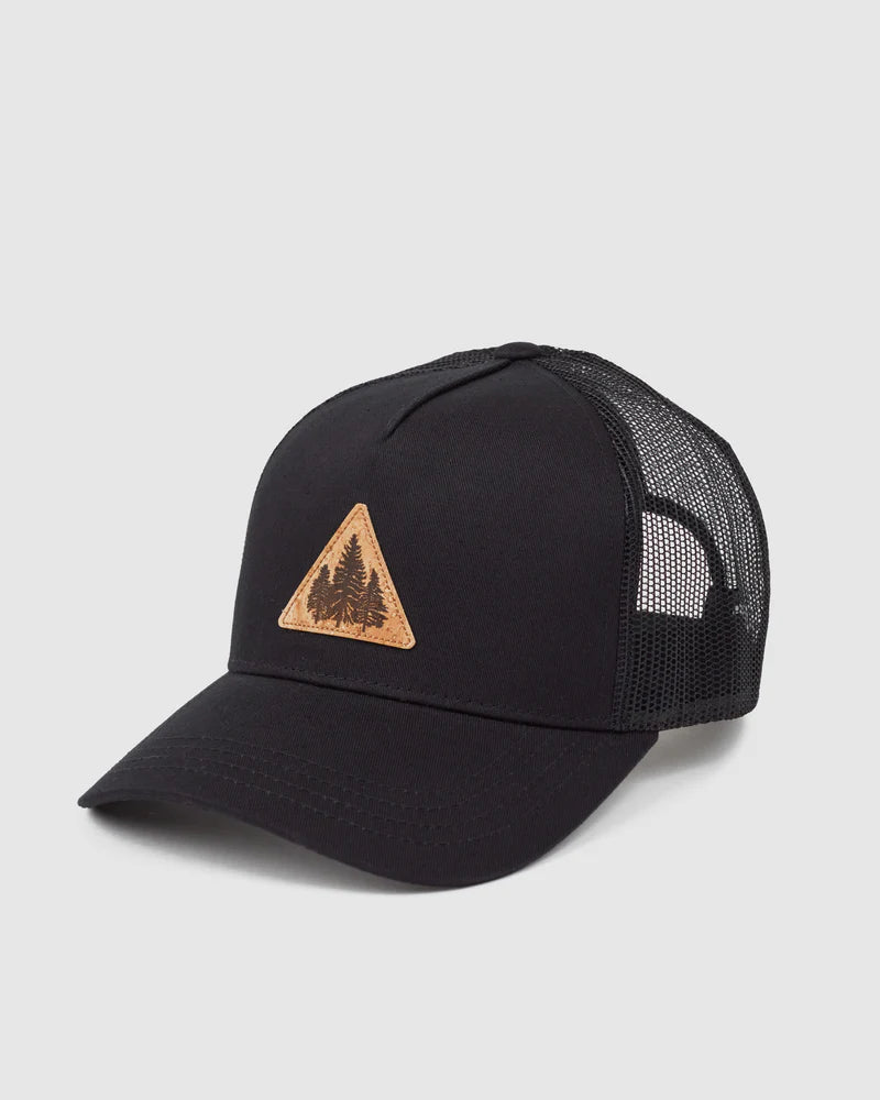 Ten Tree | Pine Trio Altitude Hat (Meteorite Black/Cork Patch)