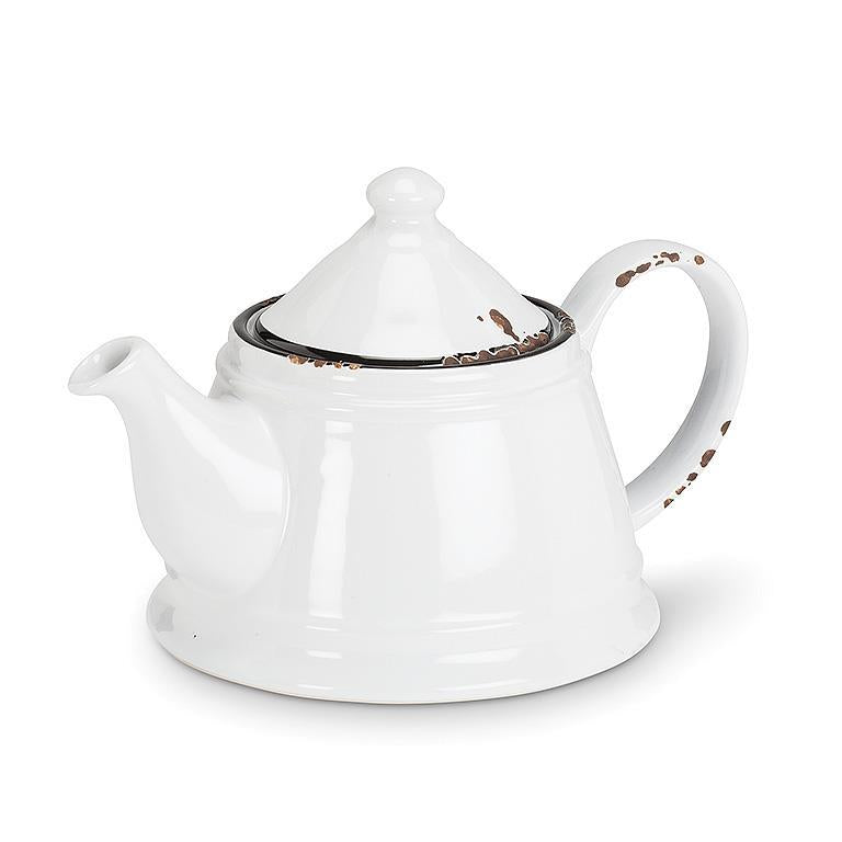 Abbott | Enamel Look Teapot