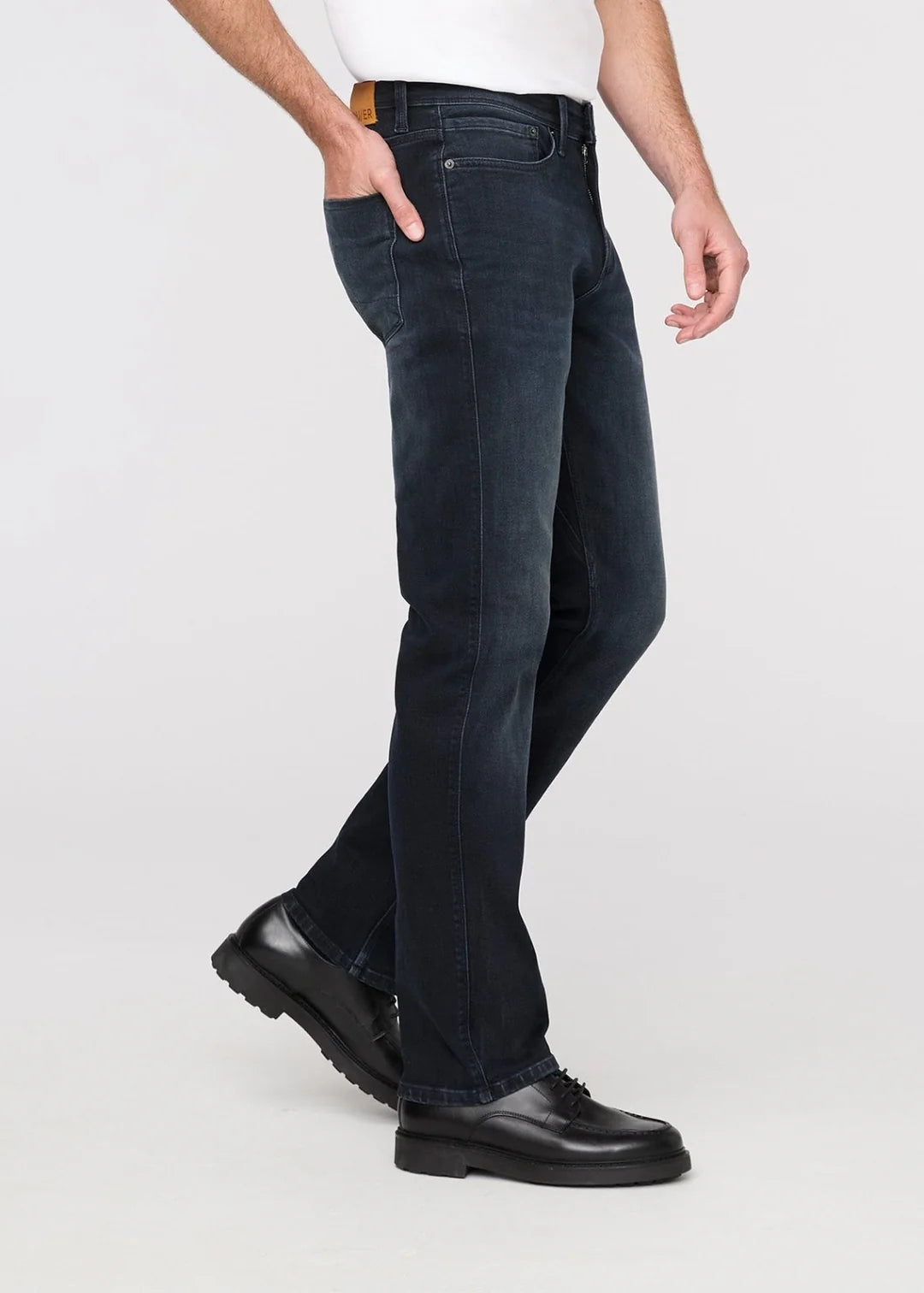 DU/ER | Performance Denim + Slim Straight - Carbon Stone