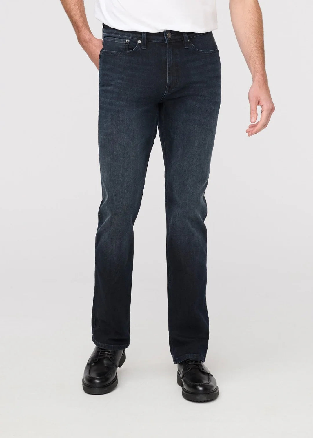 DU/ER | Performance Denim + Slim Straight - Carbon Stone