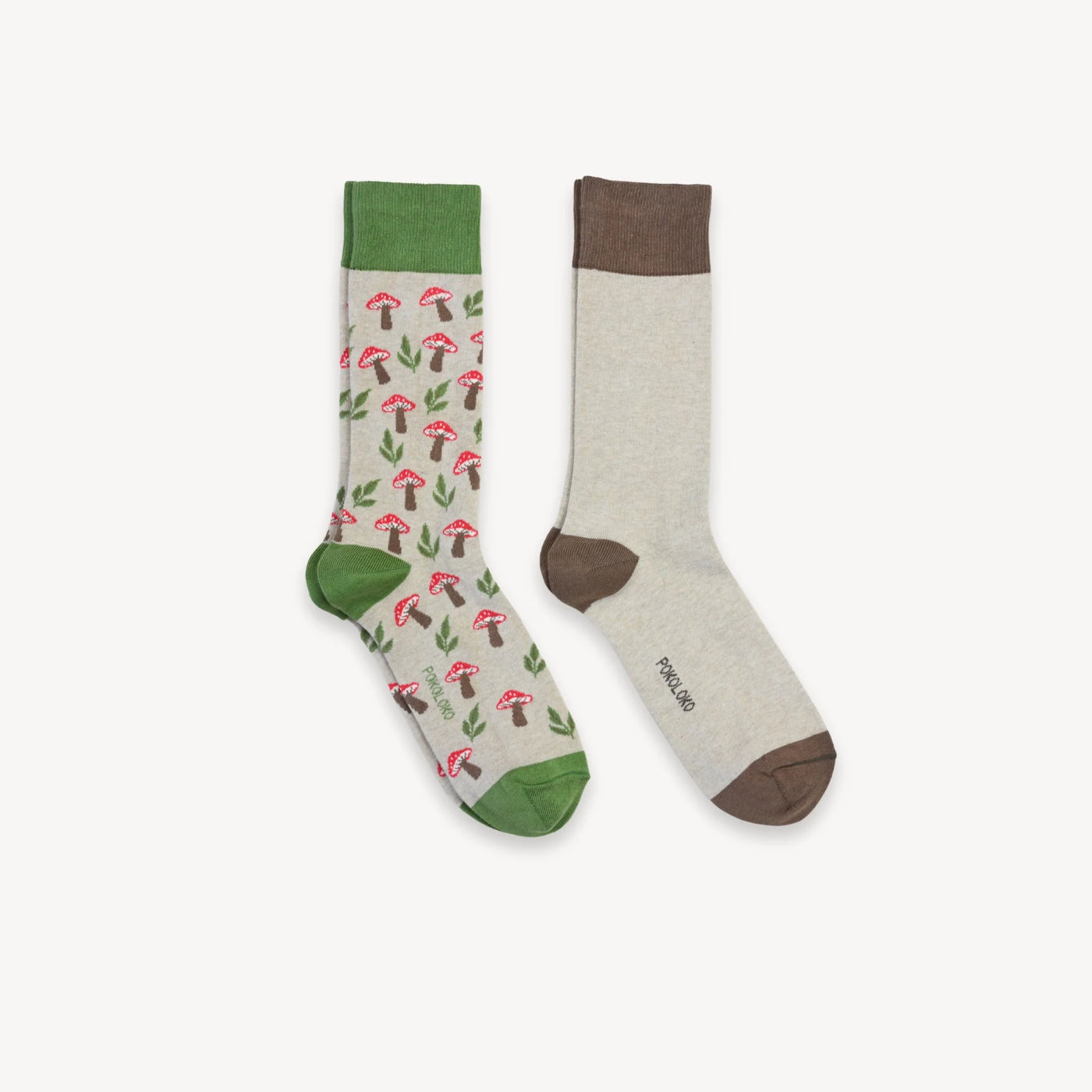 Pokoloko | Mushroom Meadow Pima Socks - Pack of 2
