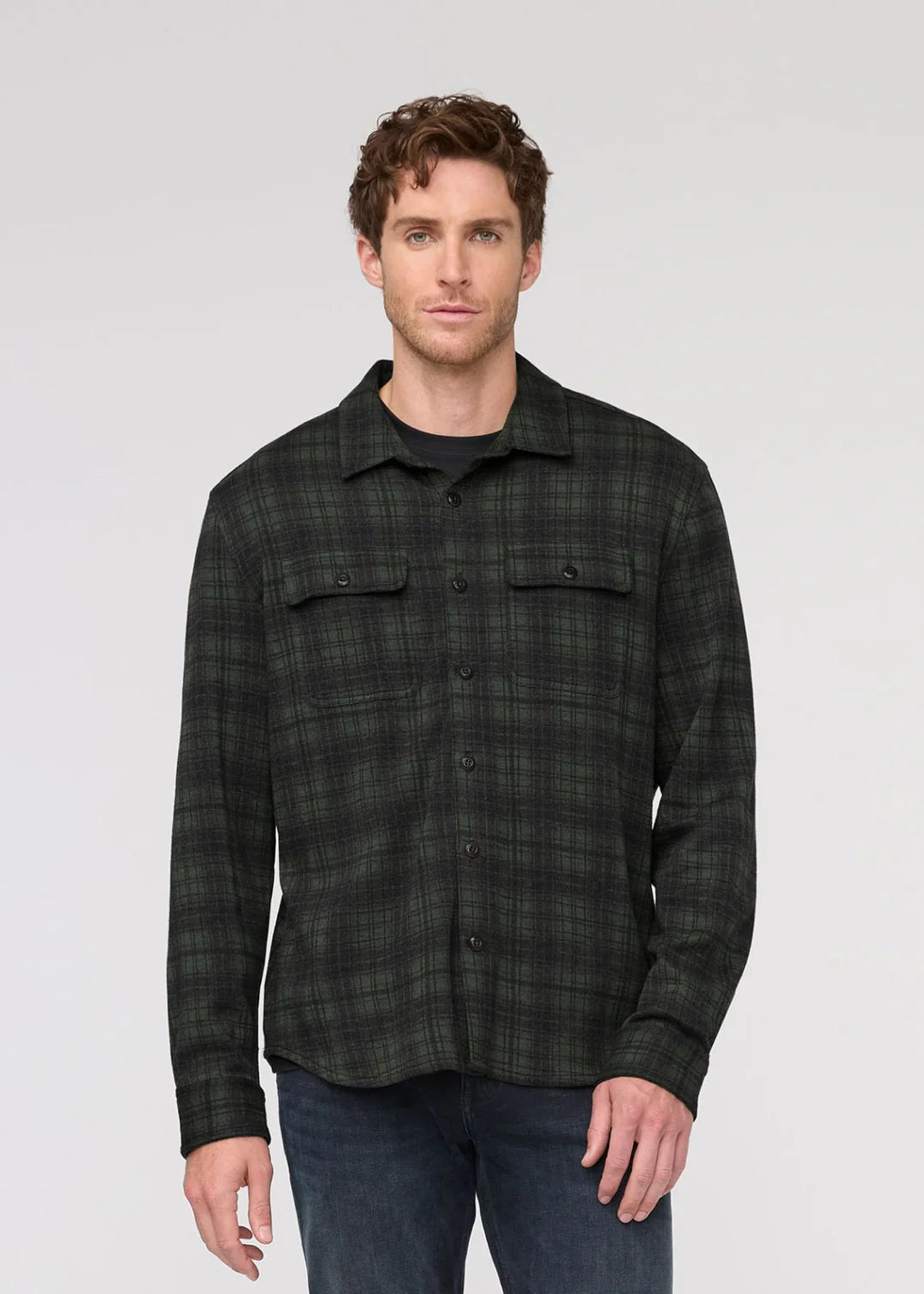 DU/ER | Performance Flannel Button Down