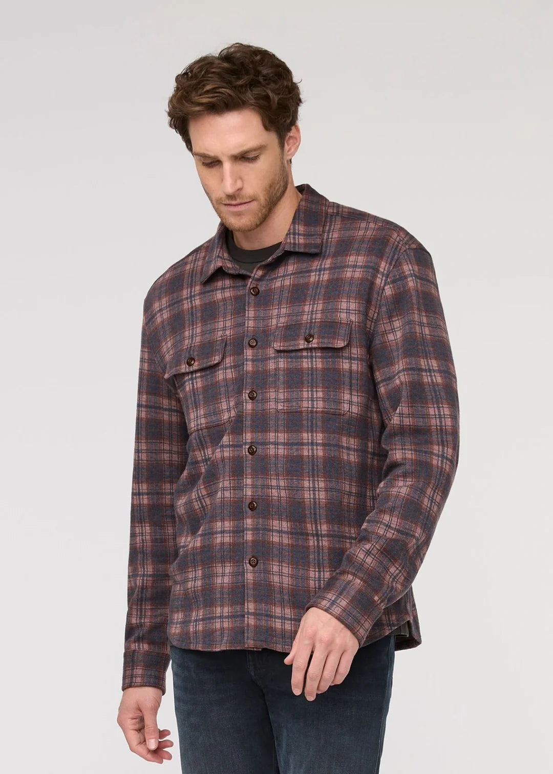 DU/ER | Performance Flannel Button Down