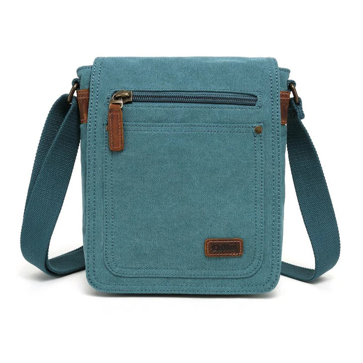 DaVan | Jasper Canvas Shoulder Bag (7 Pockets)