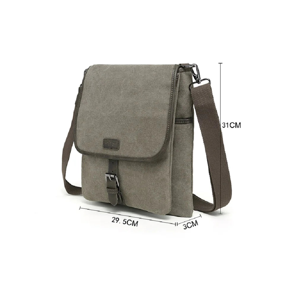 DaVan | Watson Canvas Messenger Bag
