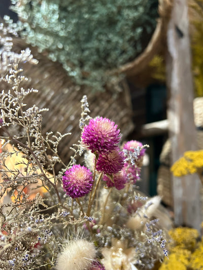 Dried Flowers from Baskets