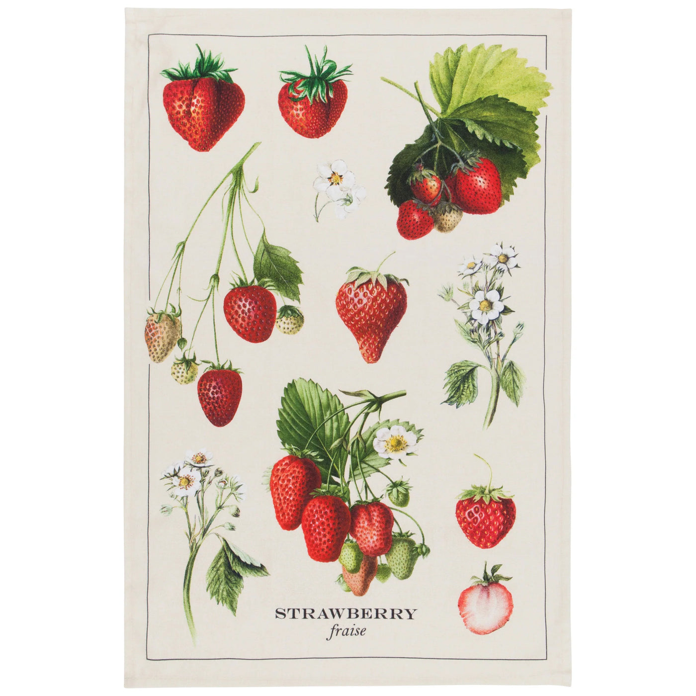 Vintage Strawberry Tea Towel