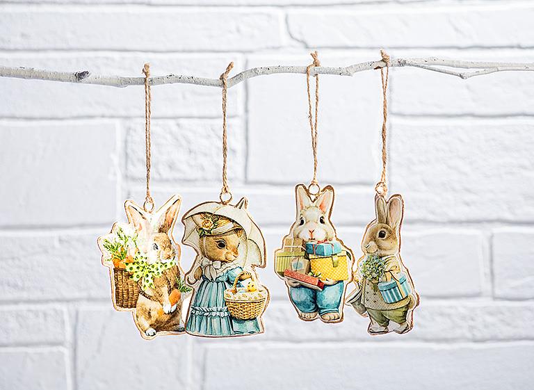 Sweet Rabbit Ornaments