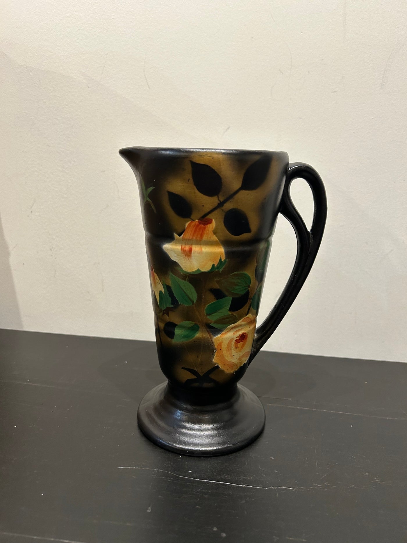 1950s Barry Hand Painted Pitcher/Vase from Sterling, England