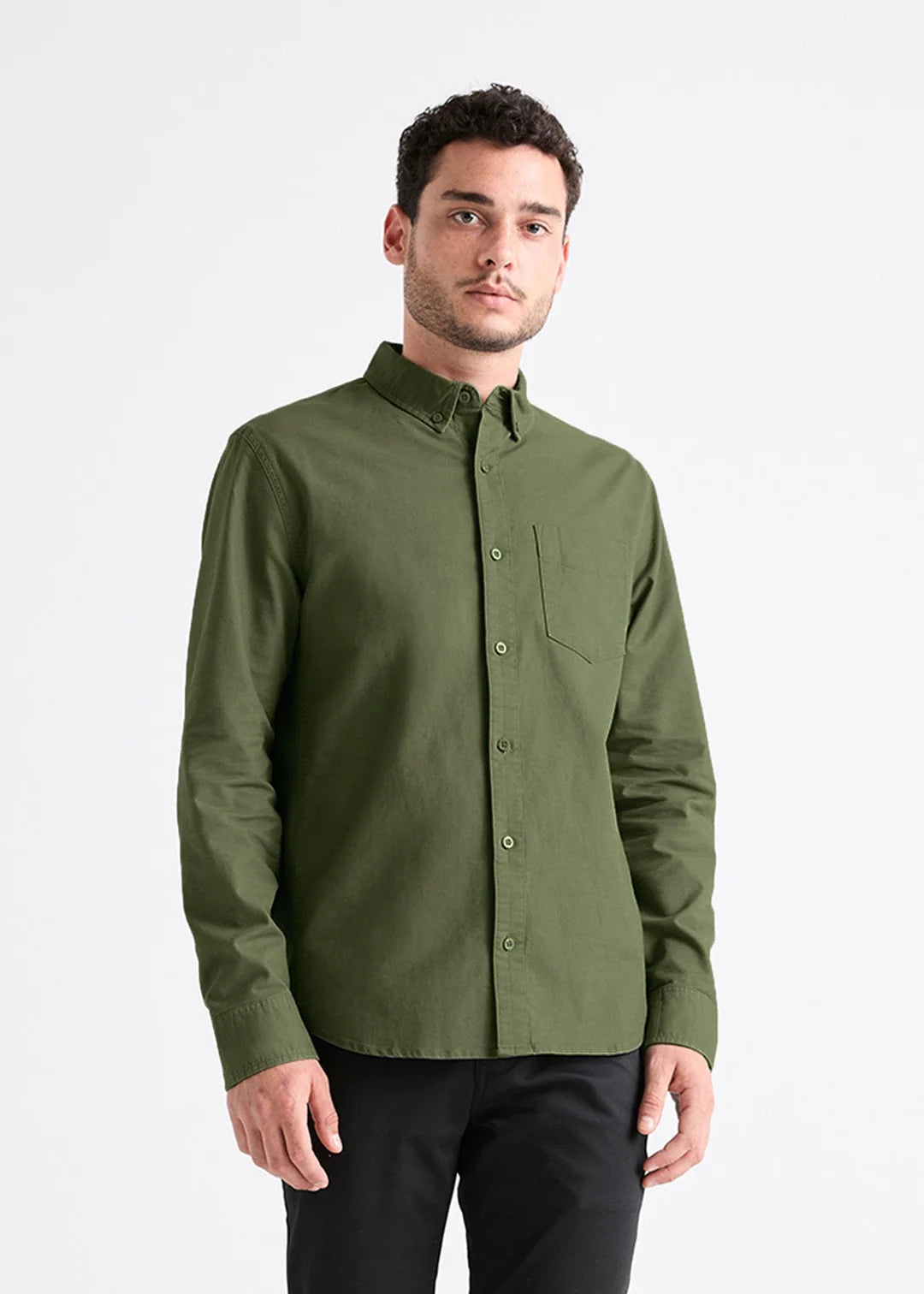 DU/ER Men’s Performance Stretch Button Down | Fern