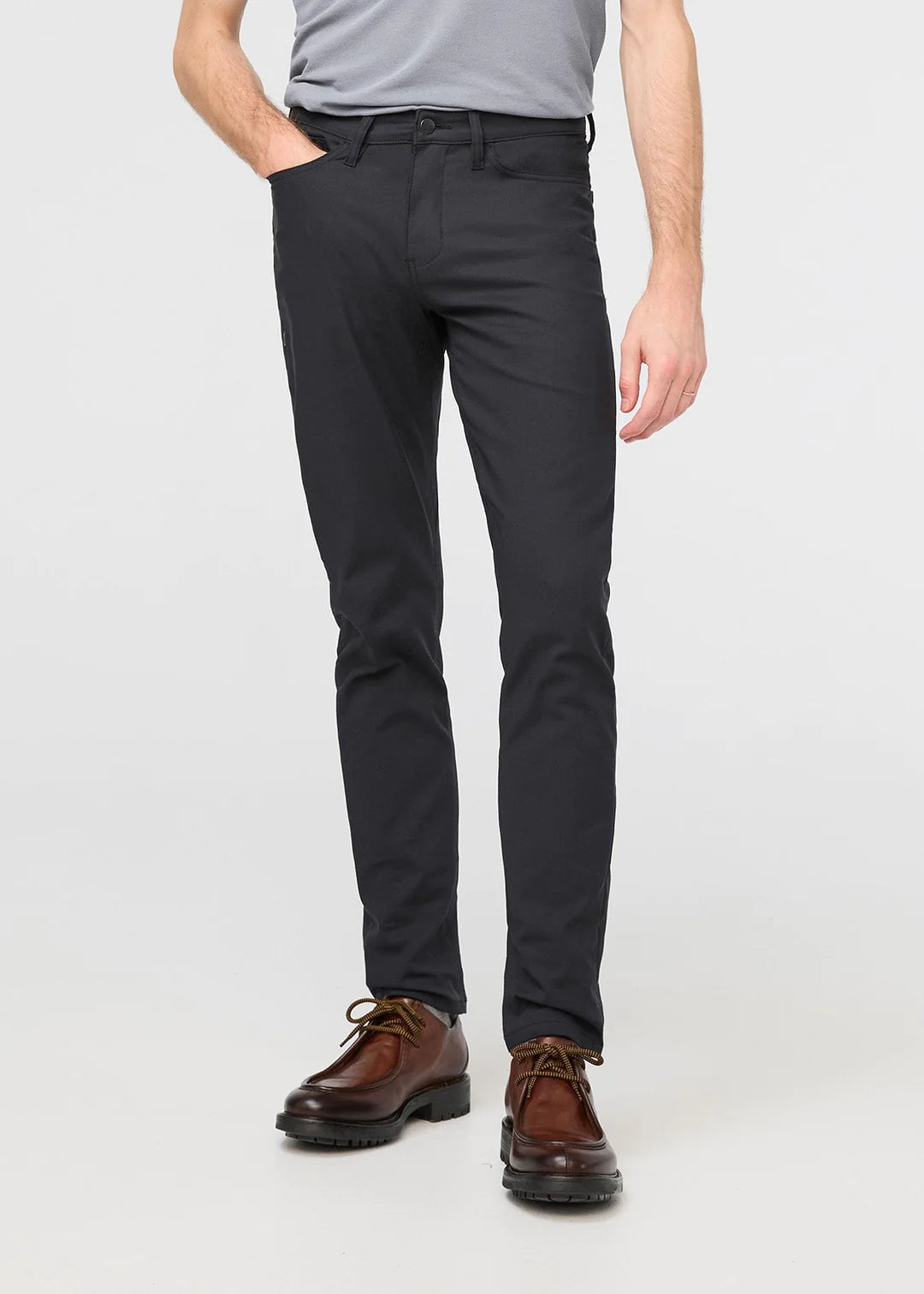 Du/er Men’s NuStretch Slim 5 Pocket | Black