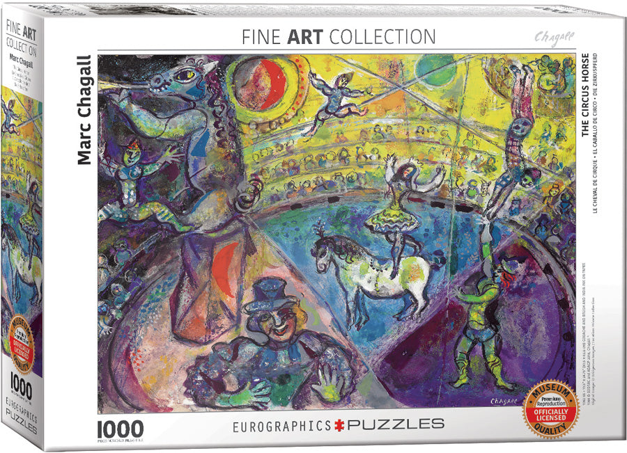 1000 pcs - The Circus Horse by Marc Chagall