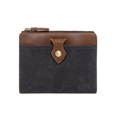 DaVan | Waxed Canvas Short Wallet